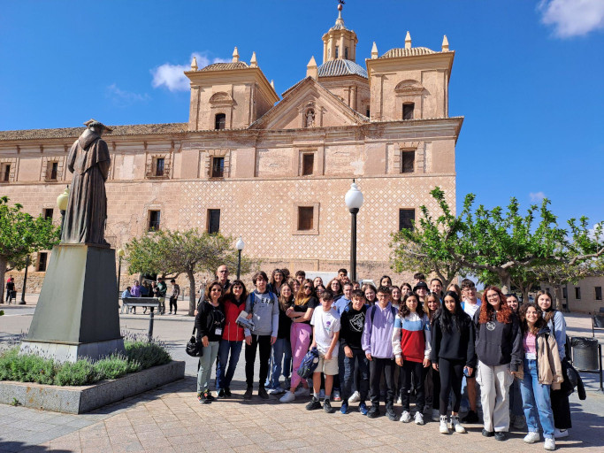 Il gruppo in visita guidata a Murcia