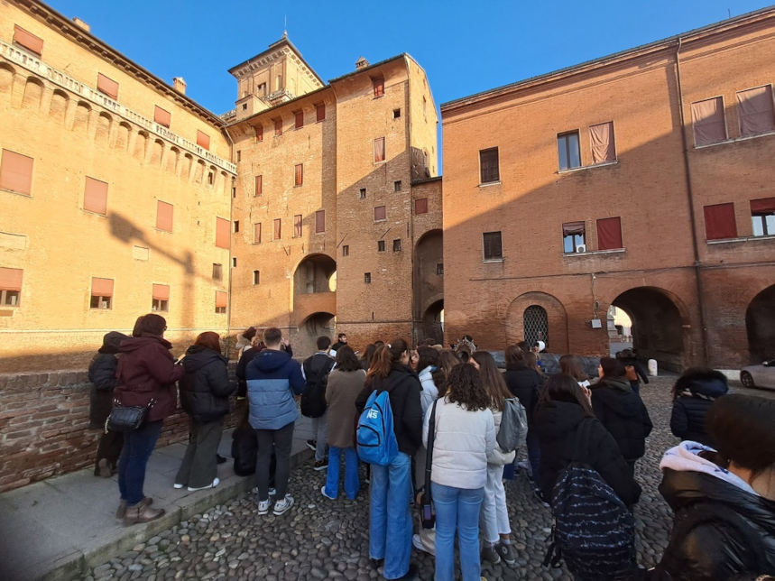 Visita di Ferrara organizzata dagli studenti italiani